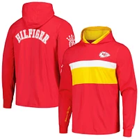 Men's Tommy Hilfiger Red Kansas City Chiefs Morgan Long Sleeve Hoodie T-Shirt