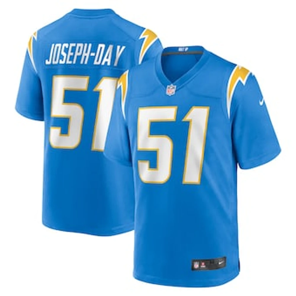 Men's Nike Sebastian Joseph-Day Powder Blue Los Angeles Chargers Game Player Jersey