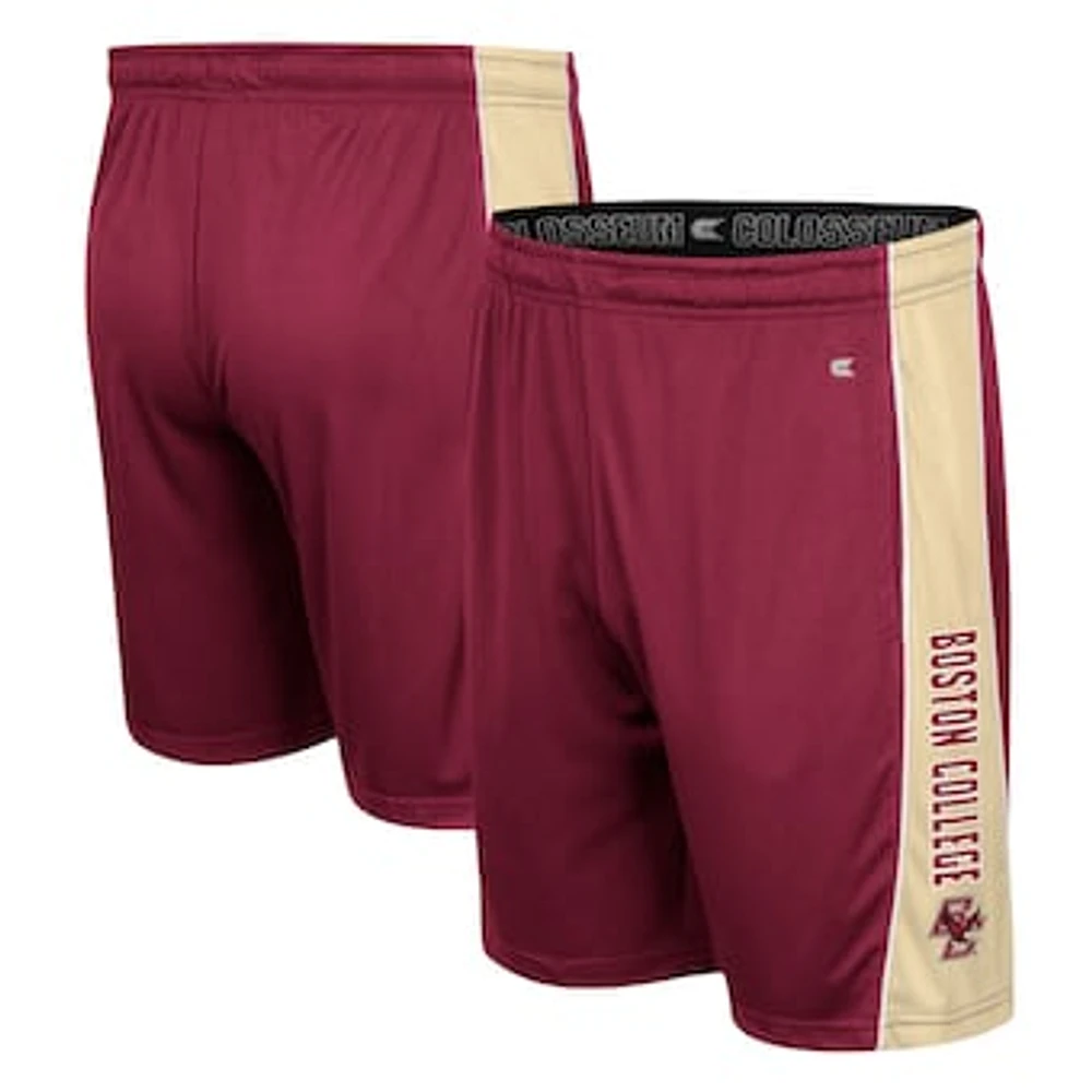 Men's Colosseum Garnet Boston College Eagles Panel Shorts