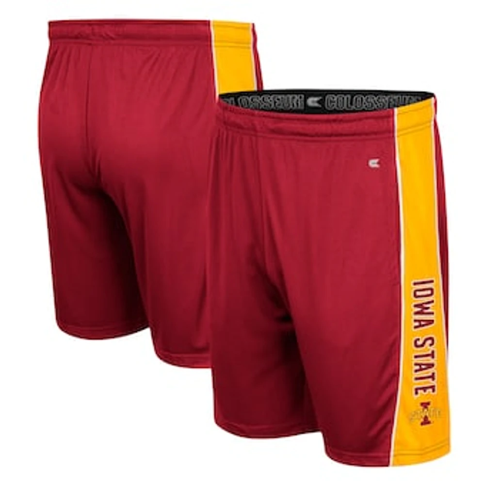 Men's Colosseum Cardinal Iowa State Cyclones Panel Shorts