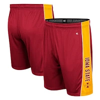 Men's Colosseum Cardinal Iowa State Cyclones Panel Shorts