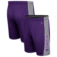 Men's Colosseum Purple Kansas State Wildcats Panel Shorts