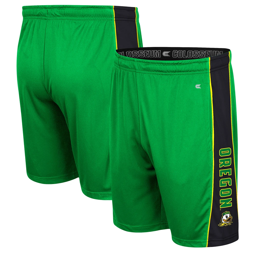 Men's Colosseum Green Oregon Ducks Panel Shorts