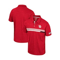 Men's Colosseum  Red Houston Cougars No Problemo Polo