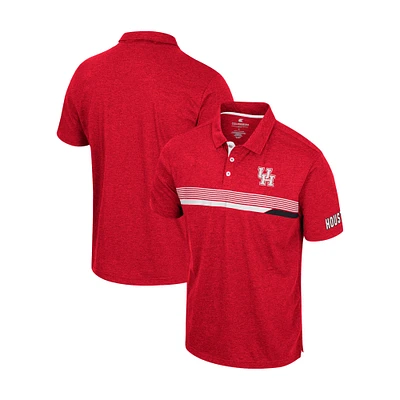 Men's Colosseum  Red Houston Cougars No Problemo Polo