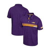 Men's Colosseum  Purple LSU Tigers No Problemo Polo