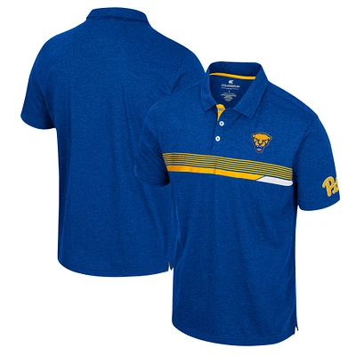 Men's Colosseum  Royal Pitt Panthers No Problemo Polo