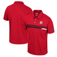 Men's Colosseum  Scarlet Rutgers Knights No Problemo Polo