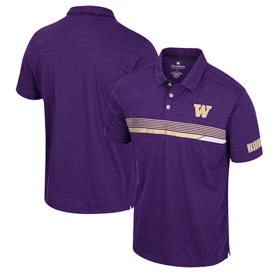 Men's Colosseum  Purple Washington Huskies No Problemo Polo