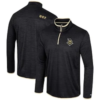 Men's Colosseum Black UCF Knights Wright Quarter-Zip Windshirt