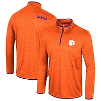 Men's Colosseum Orange Clemson Tigers Wright Quarter-Zip Windshirt