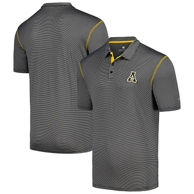 Men's Colosseum  Black Appalachian State Mountaineers Cameron Polo