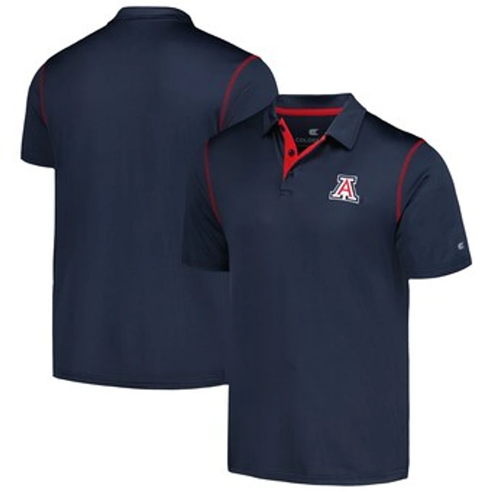 Men's Colosseum  Navy Arizona Wildcats Cameron Polo