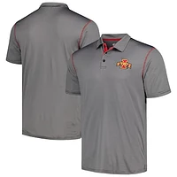 Men's Colosseum  Black Iowa State Cyclones Cameron Polo