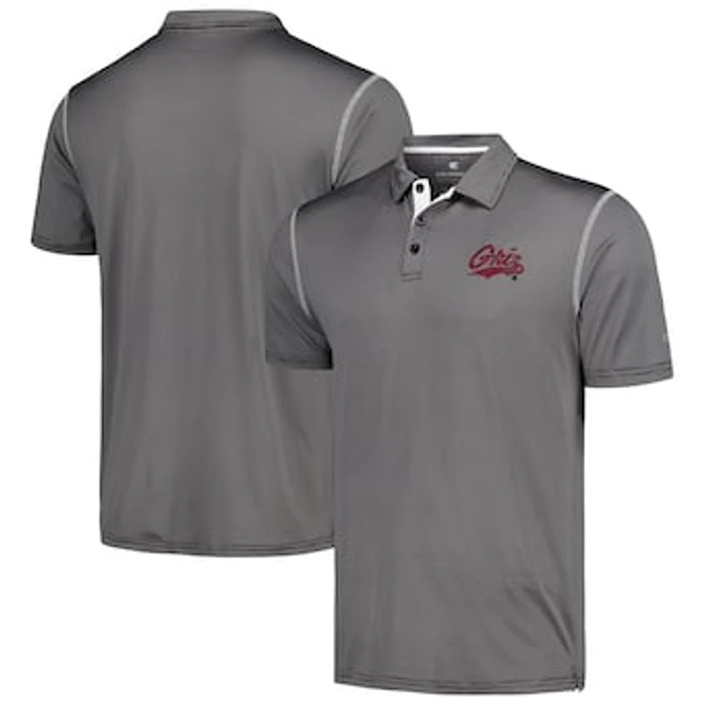 Men's Colosseum  Black Montana Grizzlies Cameron Polo