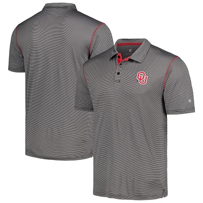 Men's Colosseum  Black Oklahoma Sooners Cameron Polo