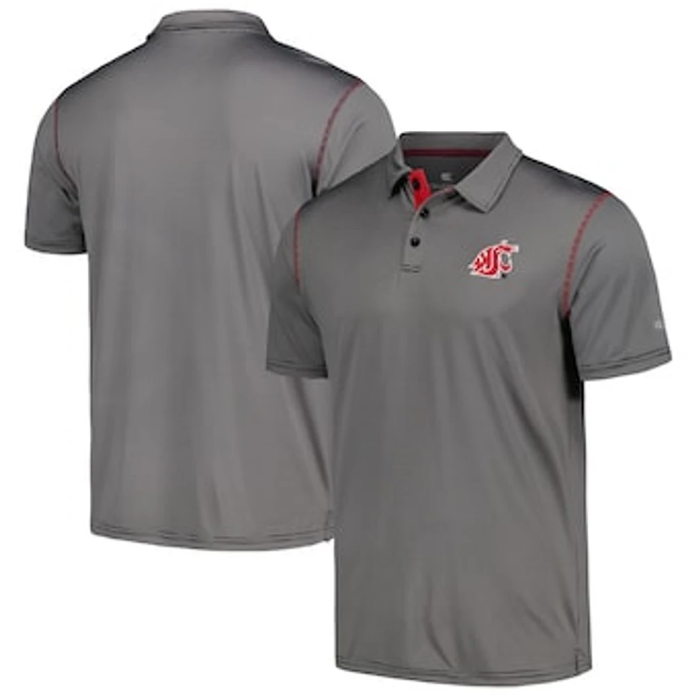 Men's Colosseum  Black Washington State Cougars Cameron Polo