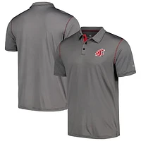 Men's Colosseum  Black Washington State Cougars Cameron Polo