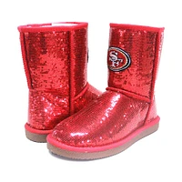 Women's Cuce San Francisco 49ers Sequin Boots