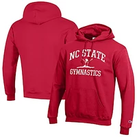 Men's Champion NC State Wolfpack Gymnastics Icon Powerblend Pullover Hoodie