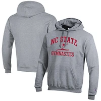 Men's Champion NC State Wolfpack Gymnastics Icon Powerblend Pullover Hoodie