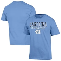 Men's Champion  Carolina Blue North Tar Heels Gymnastics Stack T-Shirt