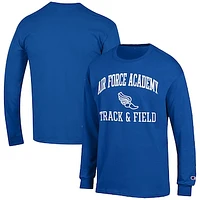 Men's Champion  Royal Air Force Falcons Track & Field Icon Long Sleeve T-Shirt