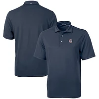 Men's Cutter & Buck  Navy Chicago Cubs Virtue Eco Pique Recycled Polo