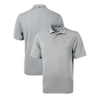 Men's Cutter & Buck  Gray Houston Astros Virtue Eco Pique Recycled Polo