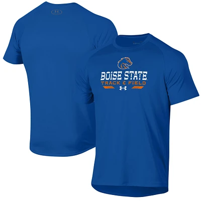 Men's Under Armour  Royal Boise State Broncos Track & Field Tech T-Shirt