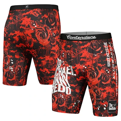 Men's Contenders Clothing Red The Godfather Strictly Business Boxer Briefs