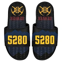 Men's ISlide  Black Denver Nuggets 2023/24 City Edition Gel Slide Sandals