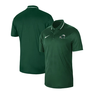 Men's Nike Green Tulane Green Wave 2023 Sideline Coaches Performance Polo