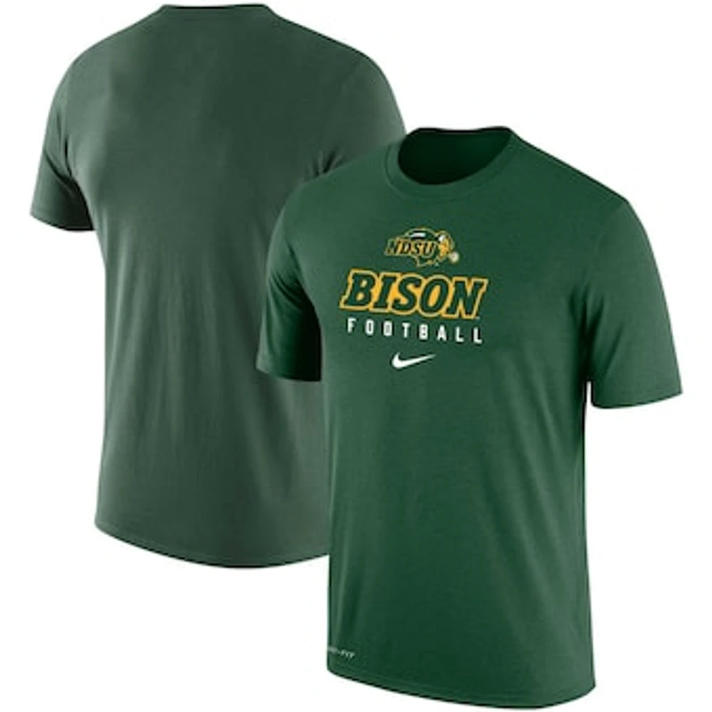 Men's Nike Green NDSU Bison  T-Shirt