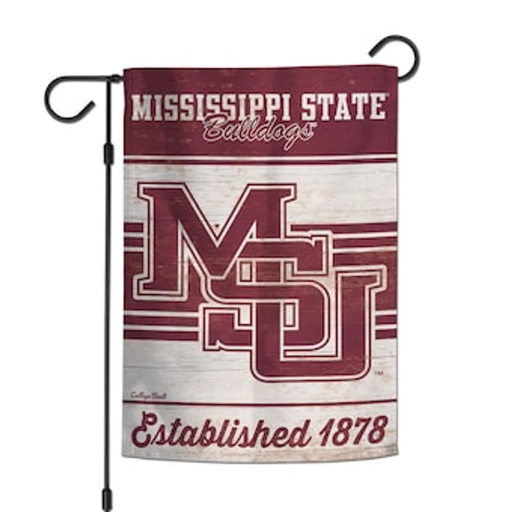 WinCraft Mississippi State Bulldogs College Vault 12" x 18" Two-Sided Garden Flag