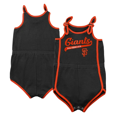 Infant Black San Francisco Giants Hit & Run Bodysuit