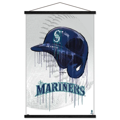 Seattle Mariners 24" x 34.75" Magnetic Framed Team Poster