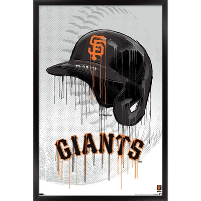 San Francisco Giants 24.25" x 35.75" Framed Team Poster