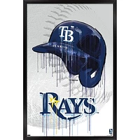 Tampa Bay Rays 24.25" x 35.75" Framed Team Poster