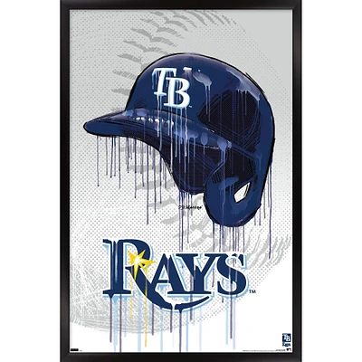 Tampa Bay Rays 24.25" x 35.75" Framed Team Poster