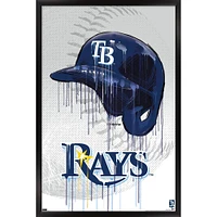 Tampa Bay Rays 24.25" x 35.75" Framed Team Poster