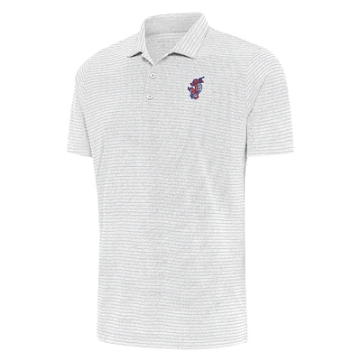 Men's Antigua  White Florida Gators Swinging Gator Esteem Polo