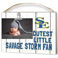 Southeastern Oklahoma State Savage Storm 8'' x 10'' Cutest Little Weathered Logo Clip Photo Frame