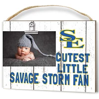 Southeastern Oklahoma State Savage Storm 8'' x 10'' Cutest Little Weathered Logo Clip Photo Frame