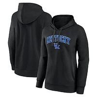 Women's Fanatics Black Kentucky Wildcats Evergreen Campus Pullover Hoodie