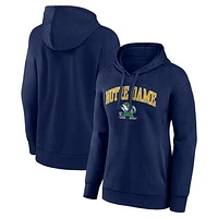 Women's Fanatics Navy Notre Dame Fighting Irish Campus Pullover Hoodie
