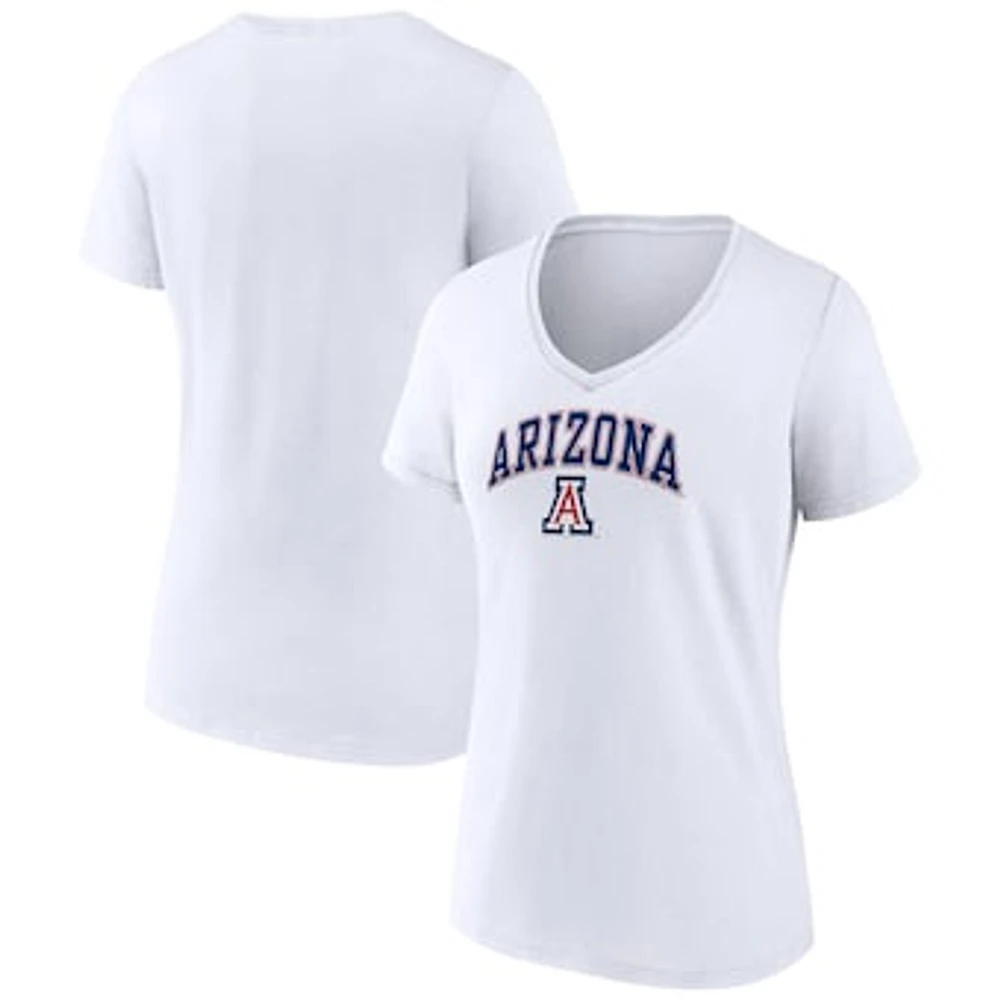 Women's Fanatics Arizona Wildcats Evergreen Campus V-Neck T-Shirt