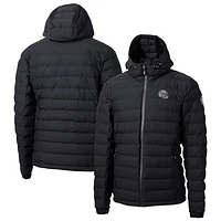 Men's Cutter & Buck  Black Las Vegas Raiders Helmet Mission Ridge Repreve Eco Insulated Puffer Full-Zip Jacket