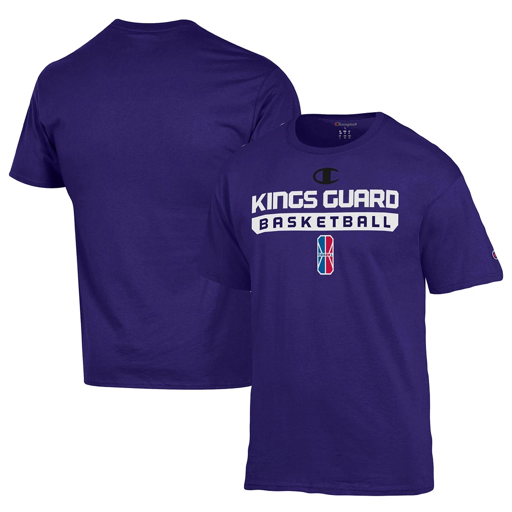 Unisex Champion Purple Kings Guard Gaming On-Court 2K League Authentic Practice T-Shirt