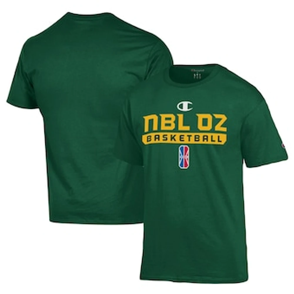 Unisex Champion  Green NBL Oz Gaming On-Court 2K League Authentic Practice T-Shirt